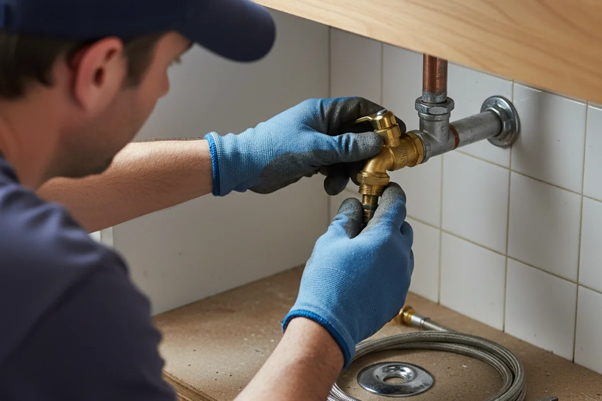 Shutoff valve and fitting work during Emergency Plumbing in Crescent City